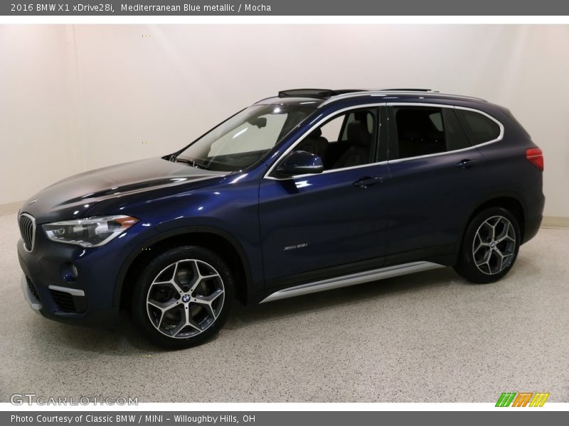 Mediterranean Blue metallic / Mocha 2016 BMW X1 xDrive28i