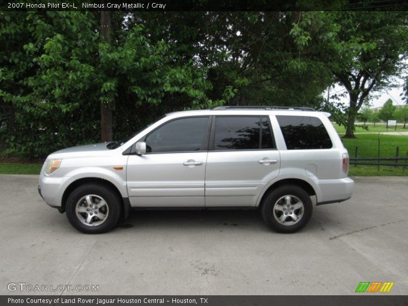 Nimbus Gray Metallic / Gray 2007 Honda Pilot EX-L