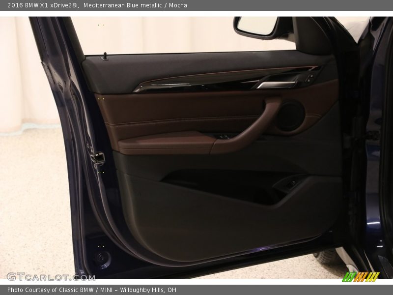 Mediterranean Blue metallic / Mocha 2016 BMW X1 xDrive28i