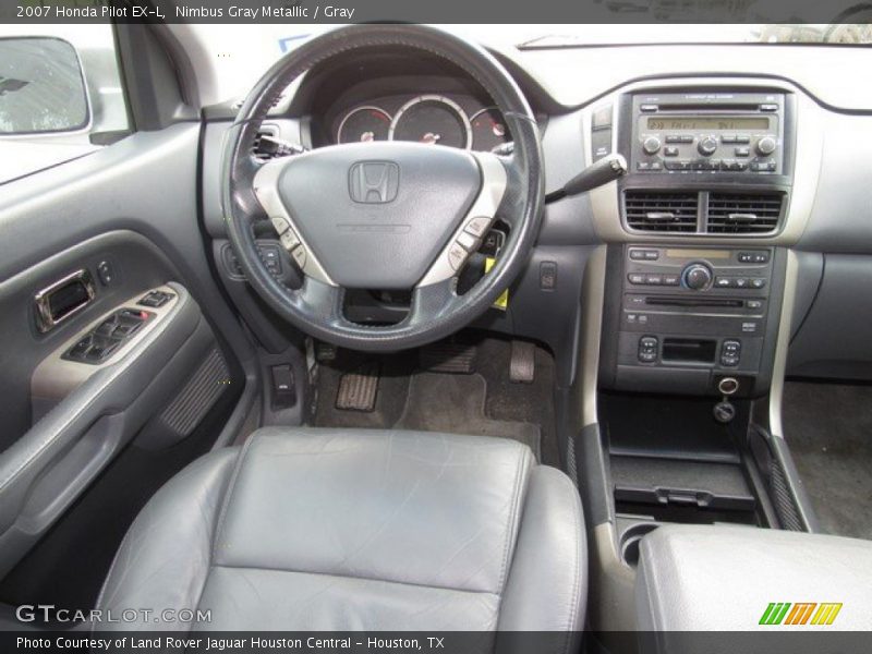 Nimbus Gray Metallic / Gray 2007 Honda Pilot EX-L