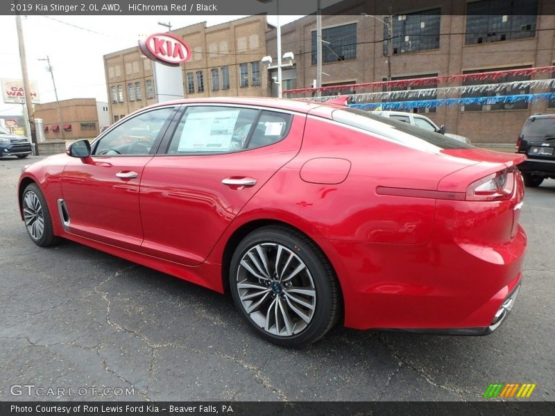 HiChroma Red / Black 2019 Kia Stinger 2.0L AWD