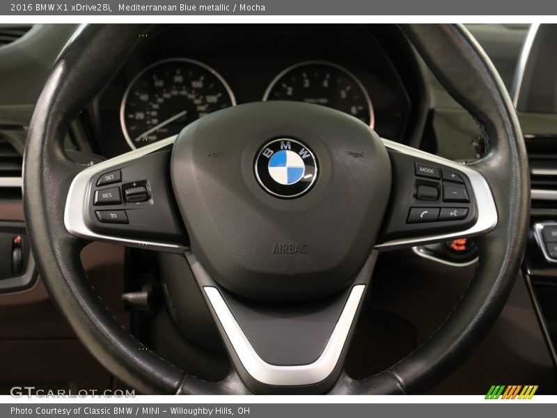 Mediterranean Blue metallic / Mocha 2016 BMW X1 xDrive28i