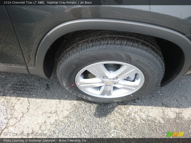 Nightfall Gray Metallic / Jet Black 2019 Chevrolet Trax LT AWD