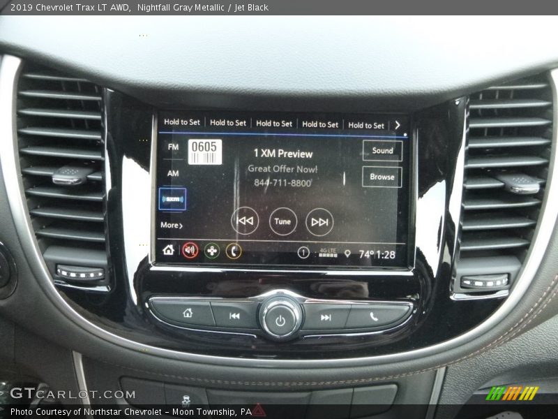 Nightfall Gray Metallic / Jet Black 2019 Chevrolet Trax LT AWD