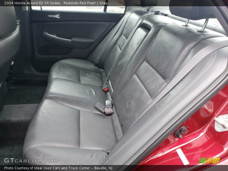 Redondo Red Pearl / Gray 2004 Honda Accord EX V6 Sedan