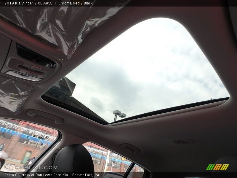 HiChroma Red / Black 2019 Kia Stinger 2.0L AWD