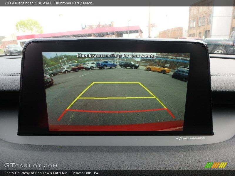 HiChroma Red / Black 2019 Kia Stinger 2.0L AWD