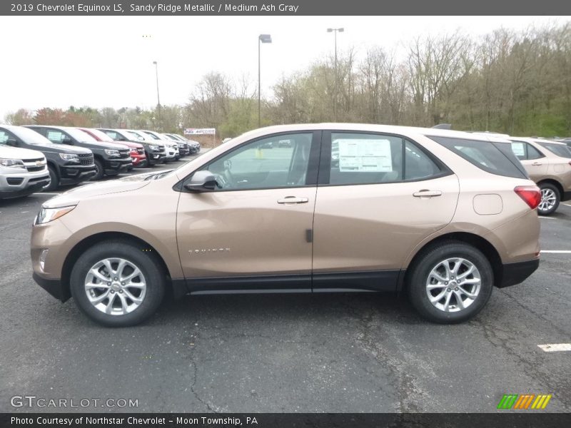 Sandy Ridge Metallic / Medium Ash Gray 2019 Chevrolet Equinox LS