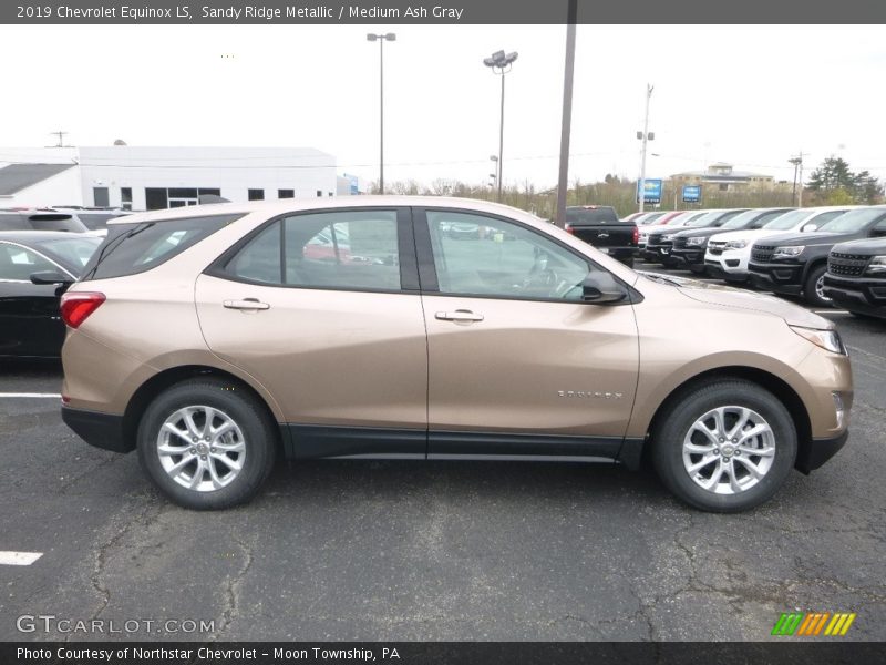 Sandy Ridge Metallic / Medium Ash Gray 2019 Chevrolet Equinox LS