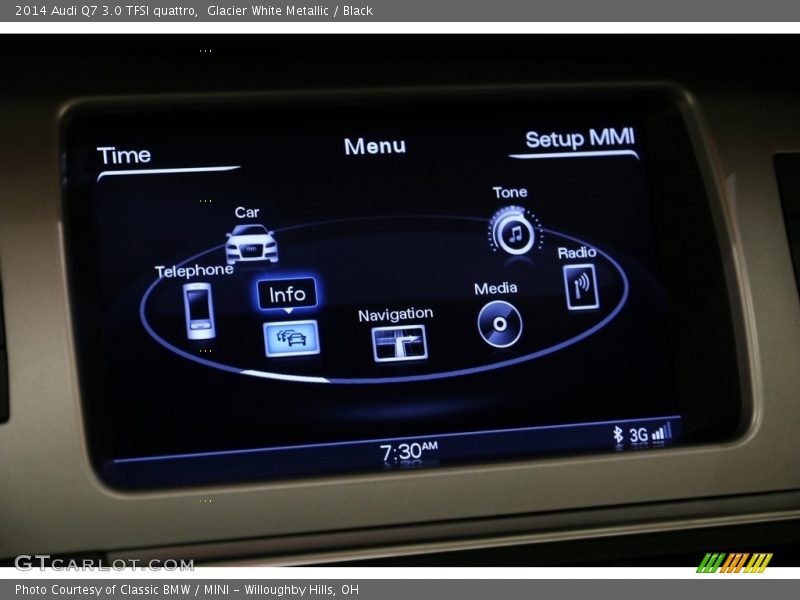 Glacier White Metallic / Black 2014 Audi Q7 3.0 TFSI quattro