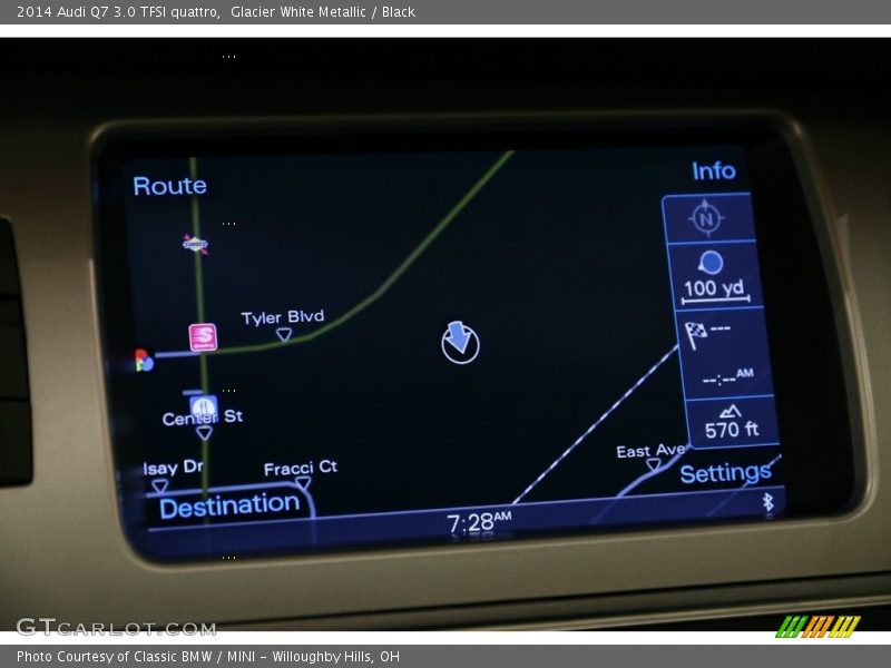 Glacier White Metallic / Black 2014 Audi Q7 3.0 TFSI quattro