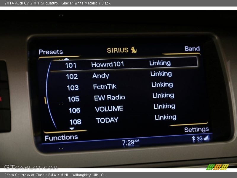 Glacier White Metallic / Black 2014 Audi Q7 3.0 TFSI quattro