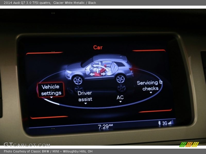 Glacier White Metallic / Black 2014 Audi Q7 3.0 TFSI quattro