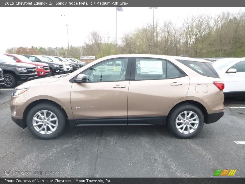 Sandy Ridge Metallic / Medium Ash Gray 2019 Chevrolet Equinox LS