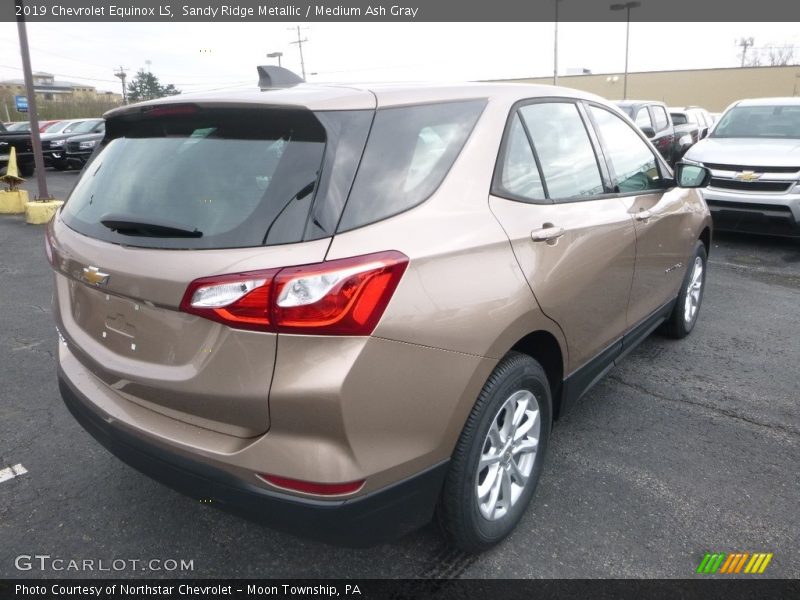 Sandy Ridge Metallic / Medium Ash Gray 2019 Chevrolet Equinox LS