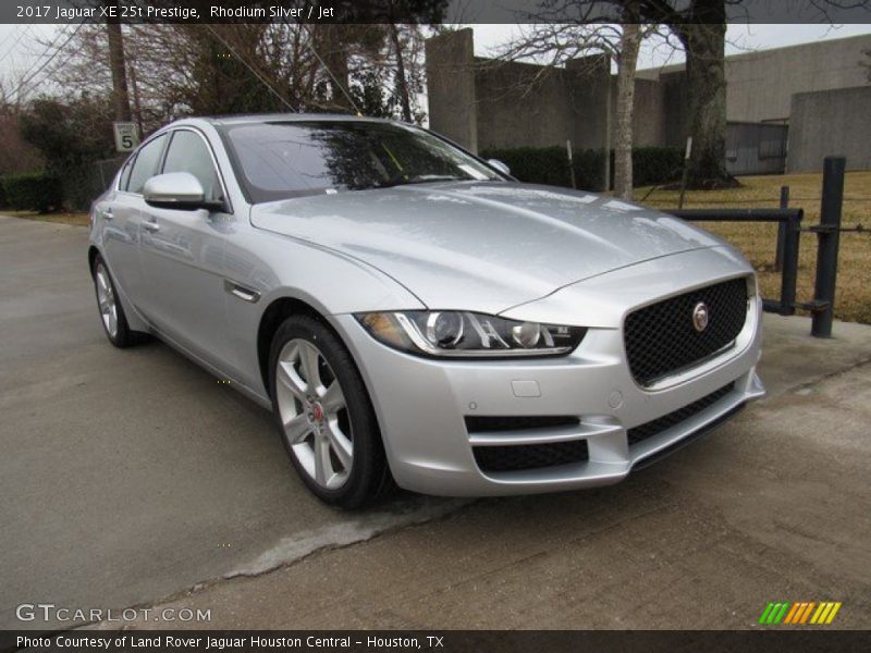 Rhodium Silver / Jet 2017 Jaguar XE 25t Prestige