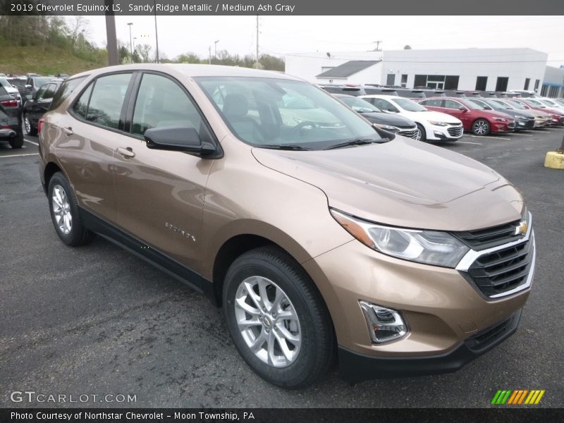 Sandy Ridge Metallic / Medium Ash Gray 2019 Chevrolet Equinox LS