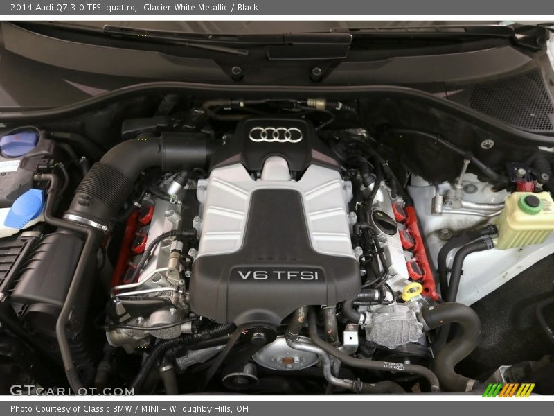 Glacier White Metallic / Black 2014 Audi Q7 3.0 TFSI quattro