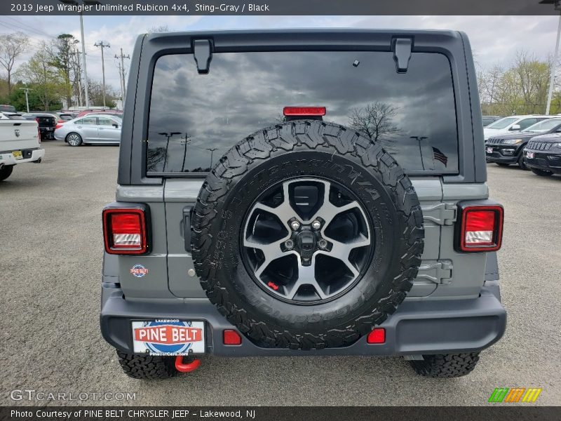 Sting-Gray / Black 2019 Jeep Wrangler Unlimited Rubicon 4x4