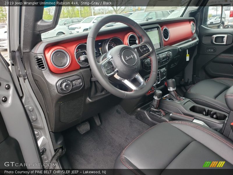 Sting-Gray / Black 2019 Jeep Wrangler Unlimited Rubicon 4x4
