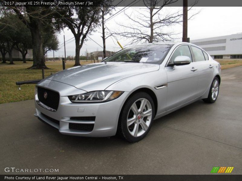 Rhodium Silver / Jet 2017 Jaguar XE 25t Prestige