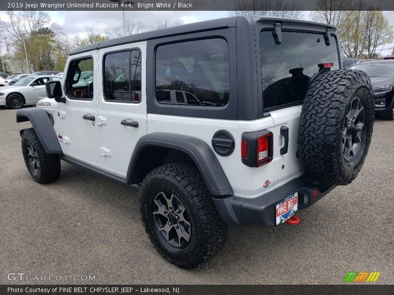 Bright White / Black 2019 Jeep Wrangler Unlimited Rubicon 4x4