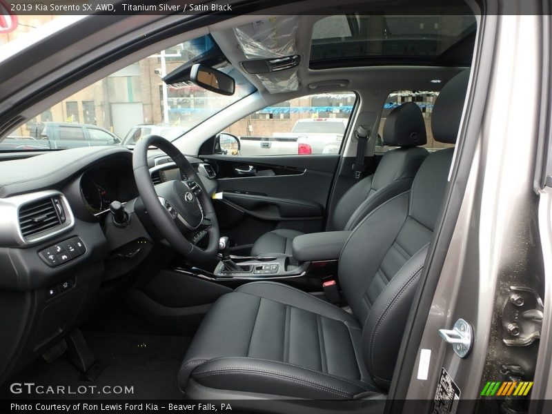  2019 Sorento SX AWD Satin Black Interior