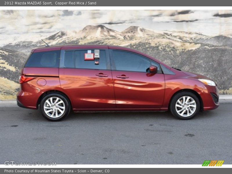 Copper Red Mica / Sand 2012 Mazda MAZDA5 Sport