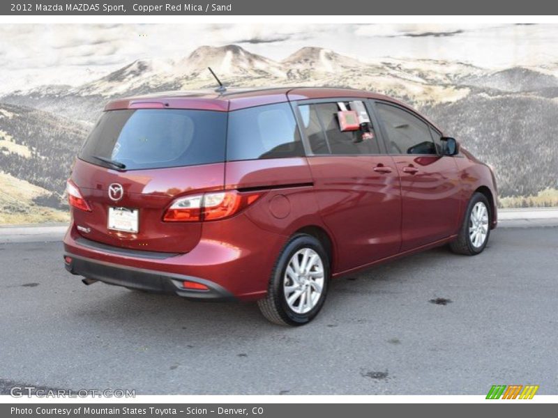 Copper Red Mica / Sand 2012 Mazda MAZDA5 Sport
