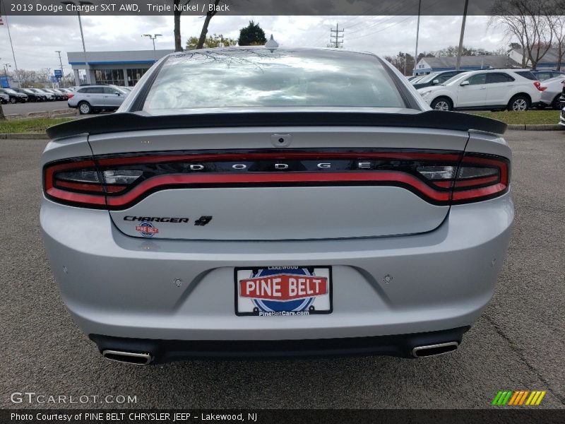 Triple Nickel / Black 2019 Dodge Charger SXT AWD