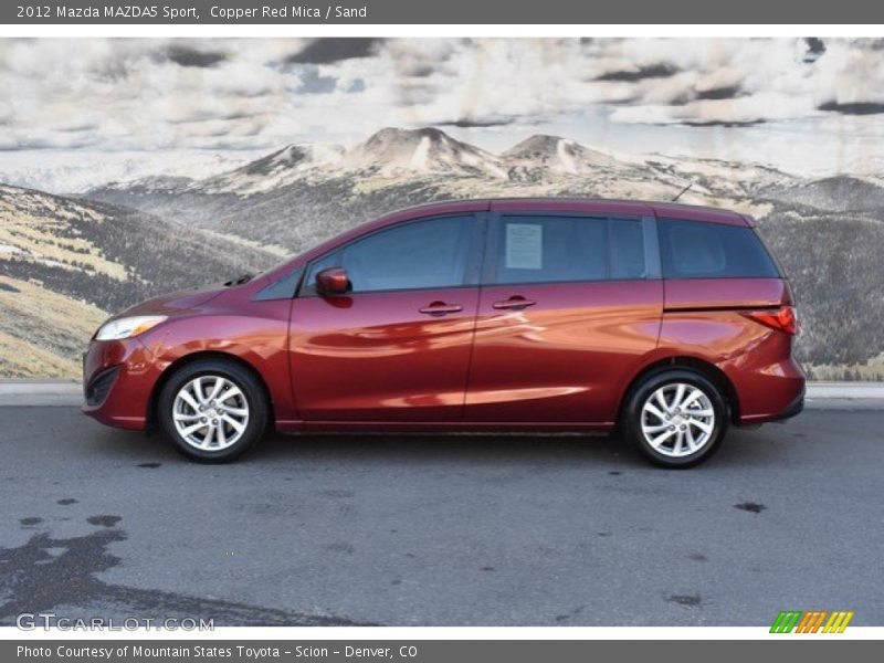 Copper Red Mica / Sand 2012 Mazda MAZDA5 Sport