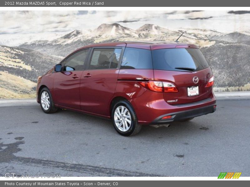 Copper Red Mica / Sand 2012 Mazda MAZDA5 Sport