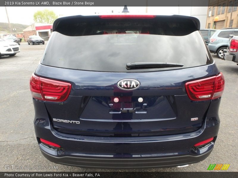 Blaze Blue / Stone Beige 2019 Kia Sorento LX AWD