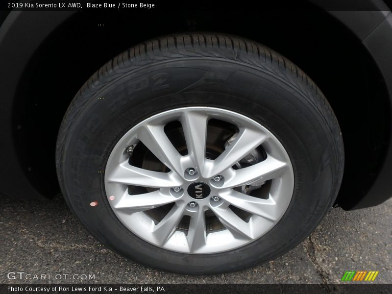 Blaze Blue / Stone Beige 2019 Kia Sorento LX AWD