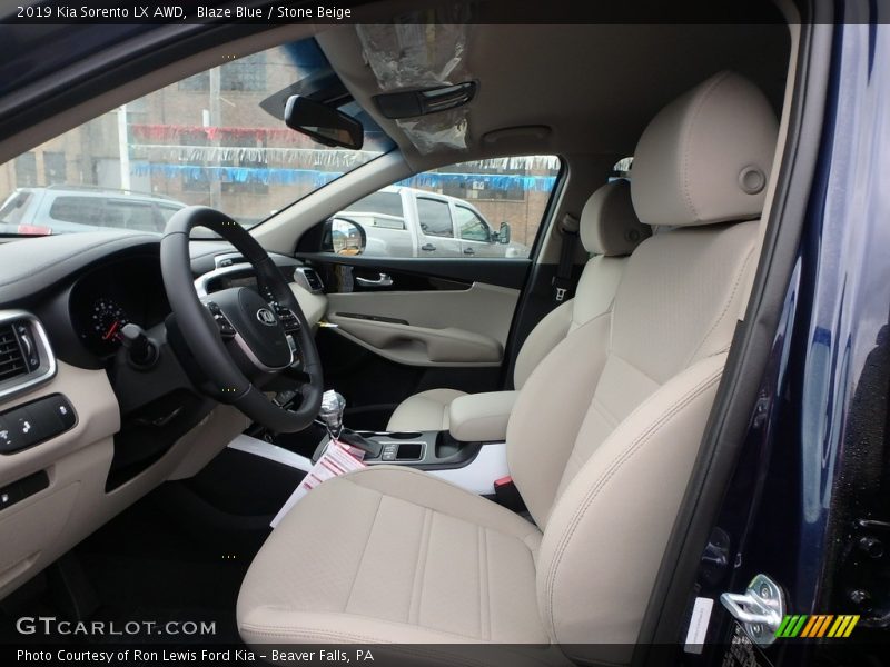 Blaze Blue / Stone Beige 2019 Kia Sorento LX AWD