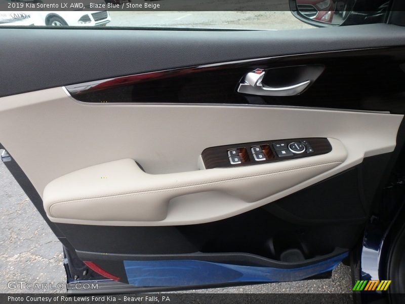 Blaze Blue / Stone Beige 2019 Kia Sorento LX AWD