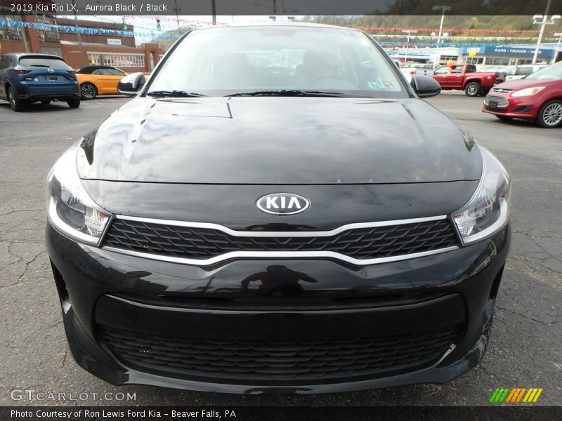Aurora Black / Black 2019 Kia Rio LX