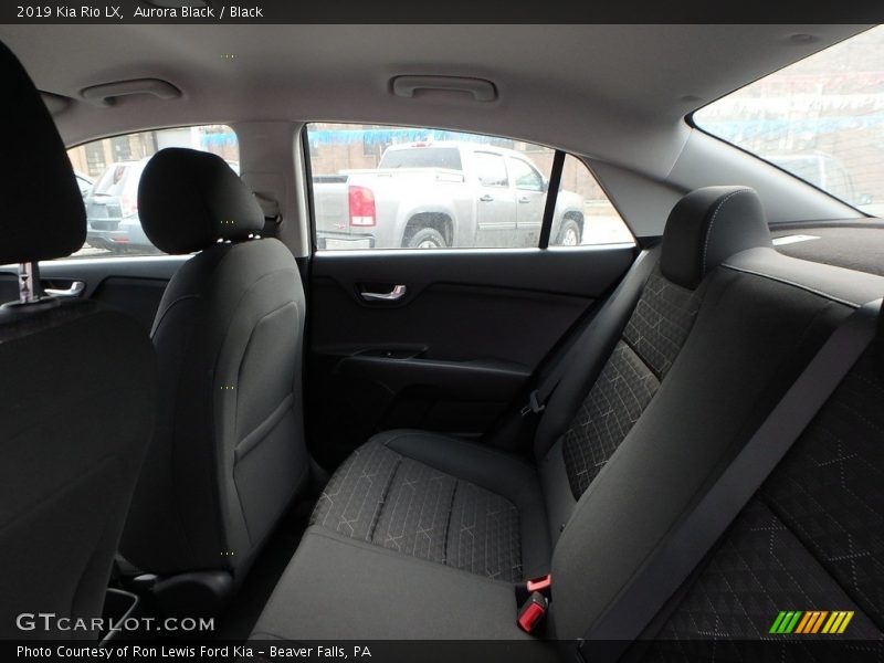 Rear Seat of 2019 Rio LX