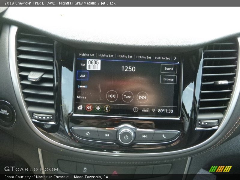 Nightfall Gray Metallic / Jet Black 2019 Chevrolet Trax LT AWD