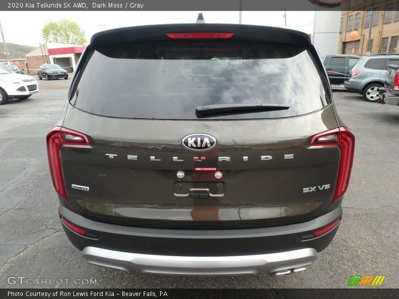 Dark Moss / Gray 2020 Kia Telluride SX AWD