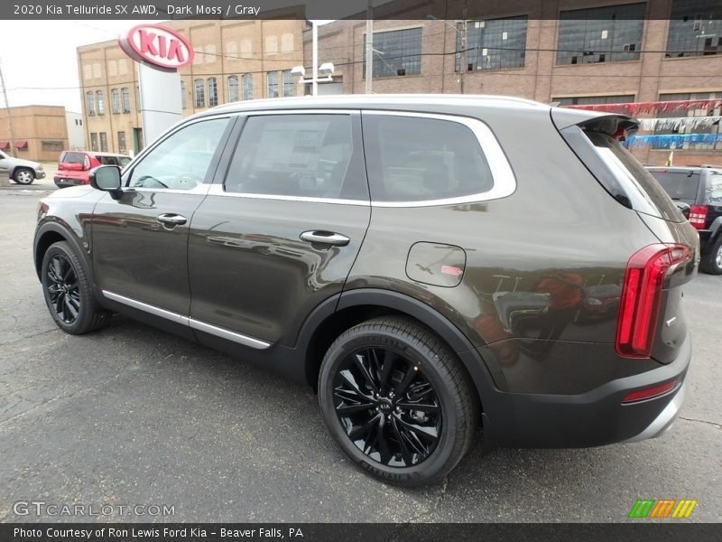 Dark Moss / Gray 2020 Kia Telluride SX AWD