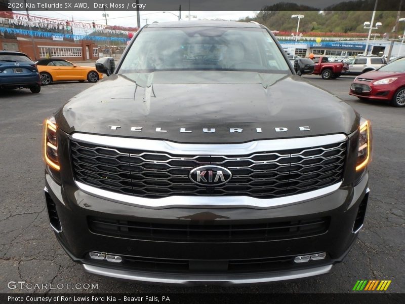 Dark Moss / Gray 2020 Kia Telluride SX AWD