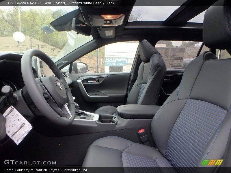 Front Seat of 2019 RAV4 XSE AWD Hybrid