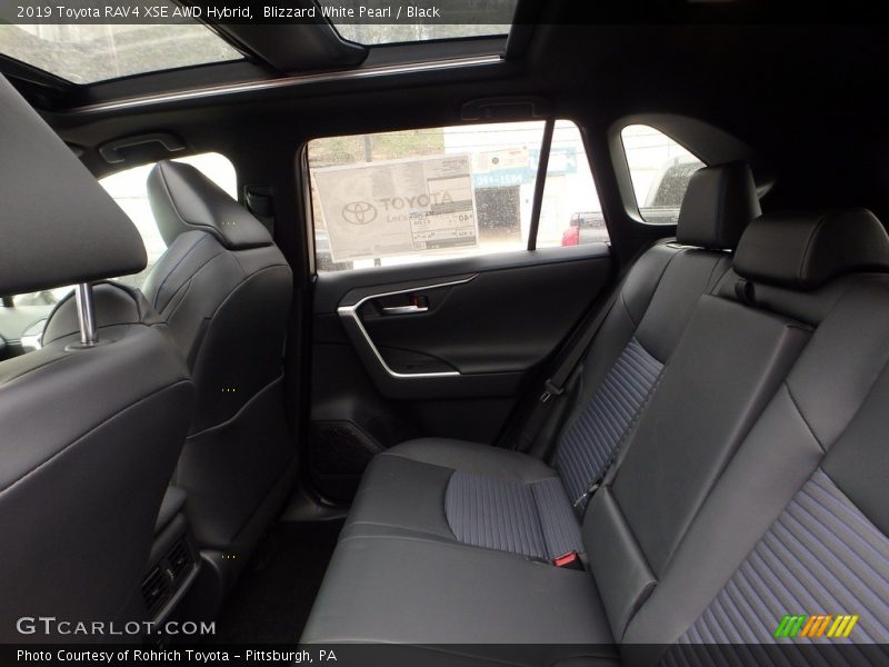 Rear Seat of 2019 RAV4 XSE AWD Hybrid