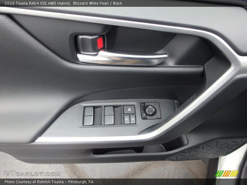 Door Panel of 2019 RAV4 XSE AWD Hybrid