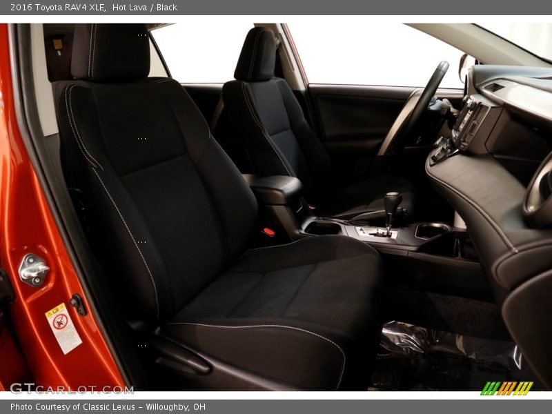 Hot Lava / Black 2016 Toyota RAV4 XLE