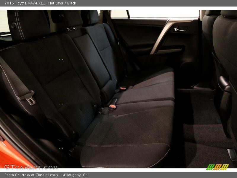 Hot Lava / Black 2016 Toyota RAV4 XLE