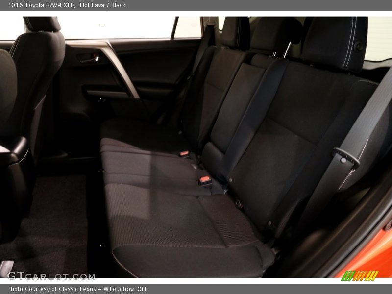 Hot Lava / Black 2016 Toyota RAV4 XLE