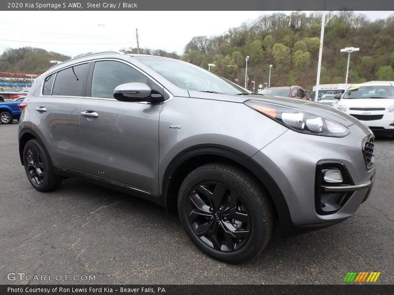 Steel Gray / Black 2020 Kia Sportage S AWD