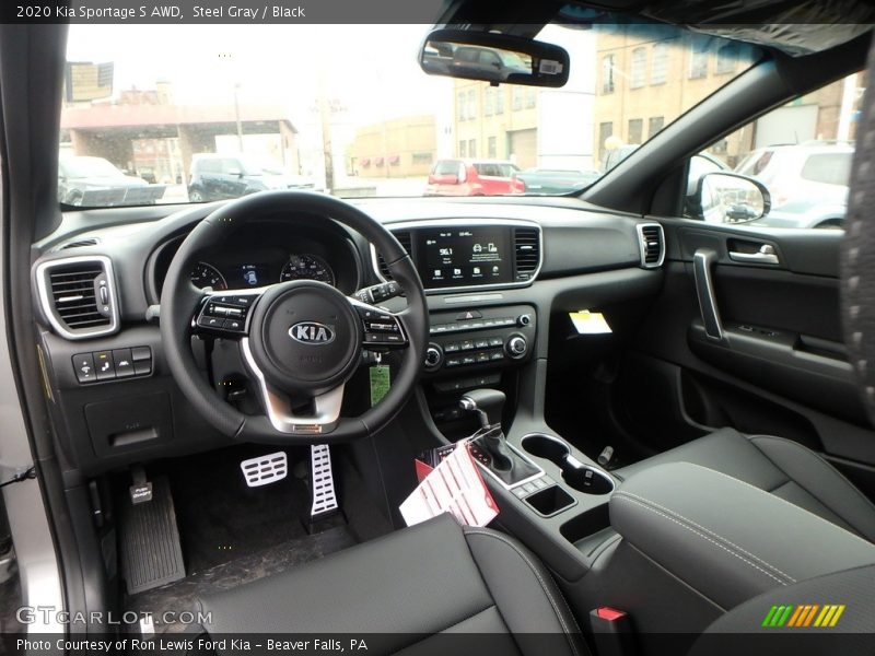  2020 Sportage S AWD Black Interior